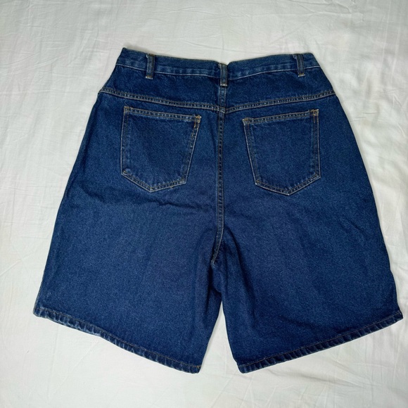 Backroad Blues Jeanswear 90s Denim‎ Jean Mom Shorts 8 Inch Inseam Womens Size 16 - Picture 4 of 8